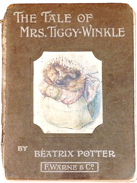 The Tale of Mrs Tiggy-Winkle first edition cover. Image Wikimedia