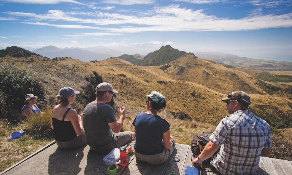 Forest & Bird members in Kaikoura