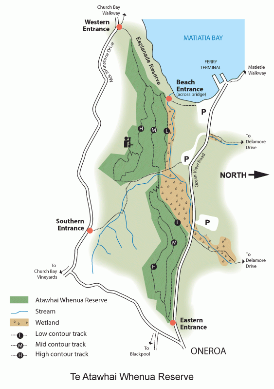 Atawhai Reserve Map