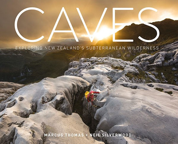 CAVES book cover by Marcus Thomas & Neil Silverwood
