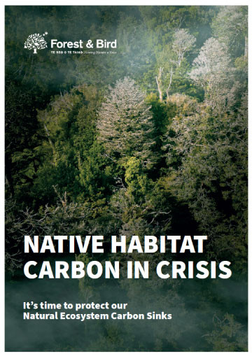 Native habitat carbon in crisis report coverpage