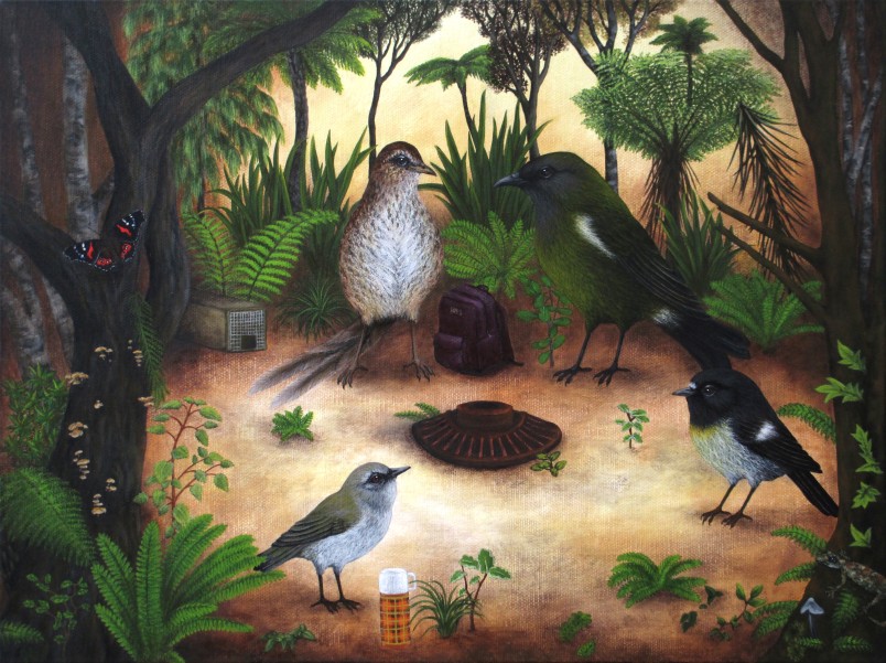 The Gathering painting (Lenz Reserve)