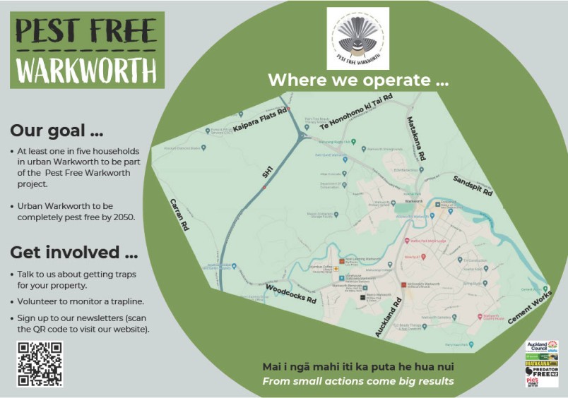 Pest Free Warkworth - area of operation